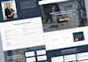 design landing page or home page in figma, website mockup