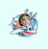 make good looking project pilot cartoon logo