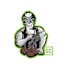 make modern sons leather vest mascot logo