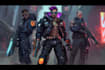 design cyberpunk and fantasy character splash art