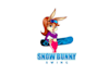 make motivation sexy snow bunny character logo