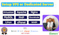 configure vps or dedicated server