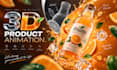 create 3d product animation and product video
