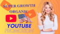 supper fast organic usa youtube promotion for channel monetization