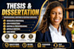 edit, proofread thesis chapter 1, chapter 3, 5, of masters or phd dissertations