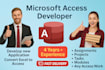 develop microsoft access database application, access project