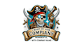 do make pirate skull mascot logo design with express delivery