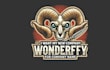 do creative ram skull mascot logo design with 1 day delivery