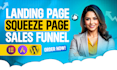 build a high converting wordpress landing page, sales funnel