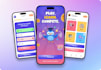 create mobile app designs, mobile app UI, and figma app design, uiux
