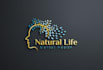 unique mental health, wellness, medical, brain, clinic logo