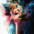 draw a digital abstract art illustration