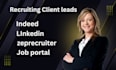 collect recruitment client leads for recruiter and staffing agency