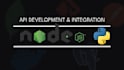 do API integration and development using node js and python