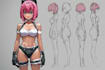 draw anime style character full body