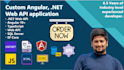 develop custom angular, dot net api, sql web application