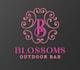 design awesome blossoms outdoor bar logo