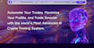 design web template with 3d model animation