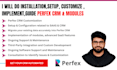 install, setup, customize and setup perfex CRM saas, modules and integrations