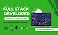 full stack developer, backend and frontend developer