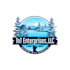 do minnesota, river, tree, snow enterprises, llc logo