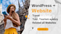 create travel, tour, tourism  agency website