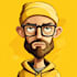 draw you as yellow cartoon character