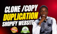 cruixie clone shopify store redesign, duplicate, update, revamp shopify store