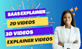 create saas explainer videos, demo videos, apps and website