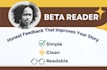 beta read your book or poetry