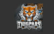 do awesome tiger head mascot logo design with business