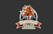 do make hourse mascot logo design with express delivery