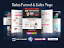 design sales page funnels in clickfunnels or wordpress elementor funnelkit pro