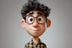 design a 2d cartoon character