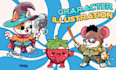 create animal and character illustration