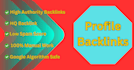 high da SEO profile backlinks