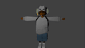 create nostalgic ps1, n64 style character animations