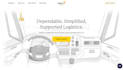 create logistics, trucking, dispatch, freight, moving company website