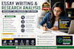 deliver professional essay writing and research analysis