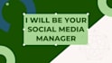 be your social media manager