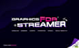 design custom animated stream overlay, live stream graphics