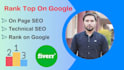 do local on page technical SEO and google search console error fixations