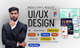 design professional mobile app UI UX, web app, landing page, and game