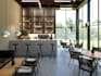 create cafe or bar interior design and 3d rendering