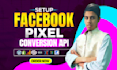 set up facebook pixel, meta conversion api with gtm for shopify, wordpress