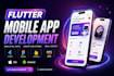 do flutter mobile app development, android, ios app, ai mobile app