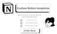 create aesthetic custom notion template in 24 hours