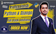 be your full stack custom website developer as a python django developer