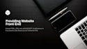 create responsive and modern website front end using HTML CSS and javascript
