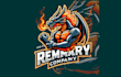 do create fierce dragon mascot logo design with 1 day delivery